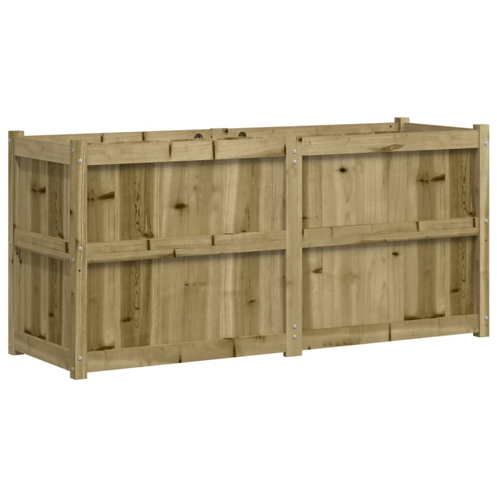 vidaXL Ζαρντινιέρα 150 x 50 x 70 εκ. από Εμποτισμένο Ξύλο Πεύκου