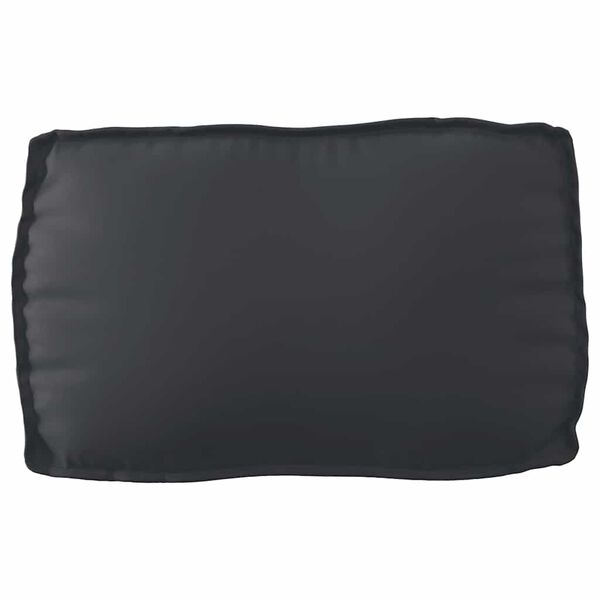 vidaXL Σετ Μαξιλαριών Πάγου 3 pcs Μαύρο 120 x 80 x 12 cm Ύφασμα Oxford