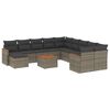 vidaXL Patio Sofa Set 11-&theta;έ&sigma;&iota;&alpha; Grey