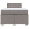 vidaXL &Kappa;&rho;&epsilon;&beta;ά&tau;&iota; Boxspring &mu;&epsilon; &Sigma;&tau;&rho;ώ&mu;&alpha; Taupe 120x190 &epsilon;&kappa;. &Upsilon;&phi;&alpha;&sigma;&mu;ά&tau;&iota;&nu;&omicron;