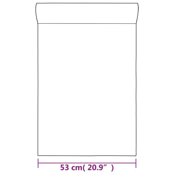 vidaXL Ταπετσαρία 3D με Σχέδιο Νερών Ξύλου Καφέ 10x0,53μ Non-woven