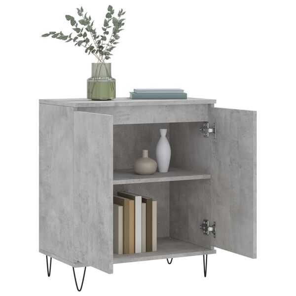 vidaXL Ντουλάπι Γκρι Σκυροδέματος 60x35x70 εκ. Επεξεργασμένο Ξύλο