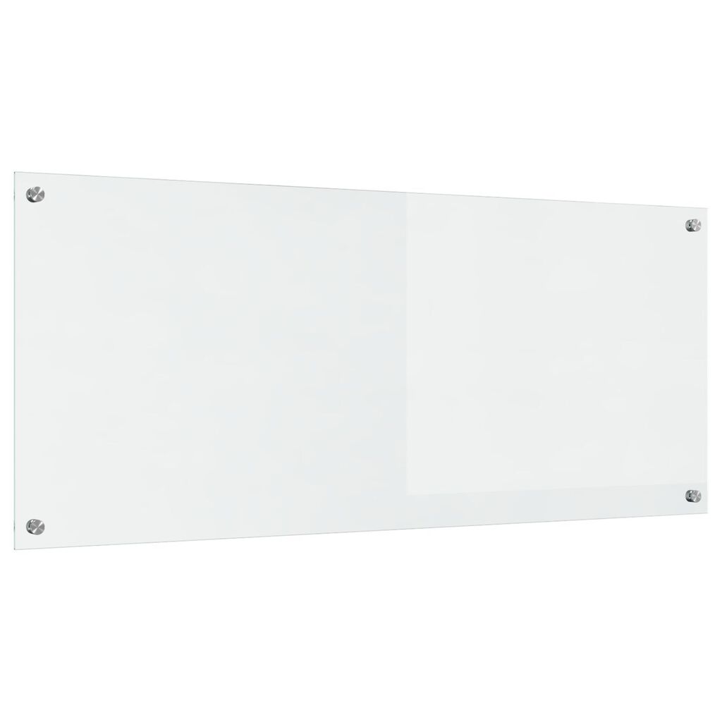 vidaXL Διαφανές Πλαίσιο Κουζίνας 120x50x0,6 εκ από Γυάλα