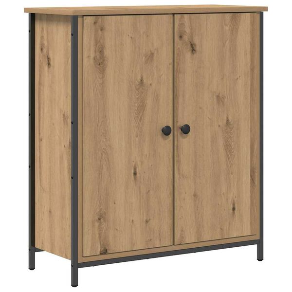 vidaXL Πλαϊνό γραφείο artisan δρυς 70 x 30 x 80 εκ. Επεξεργασμένο ξύλο