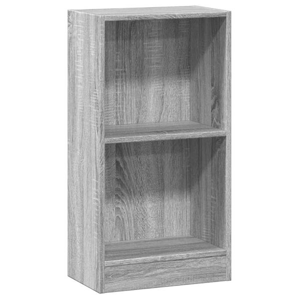 vidaXL Βιβλιοθήκη Γκρι Sonoma 40x24x76 cm Ξύλινη κατασκευή