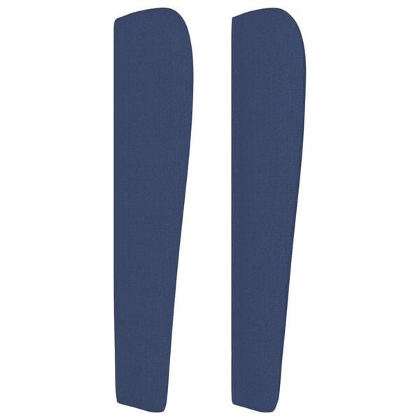 vidaXL Κεφαλάρι με Πτερύγια Μπλε 83x23x118/128 εκ. Υφασμάτινο