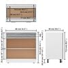 vidaXL Έπιπλο Με Συρτάρι Lyon Γκρι Sonoma 80x46x81,5 εκ. Επεξεργ. Ξύλο
