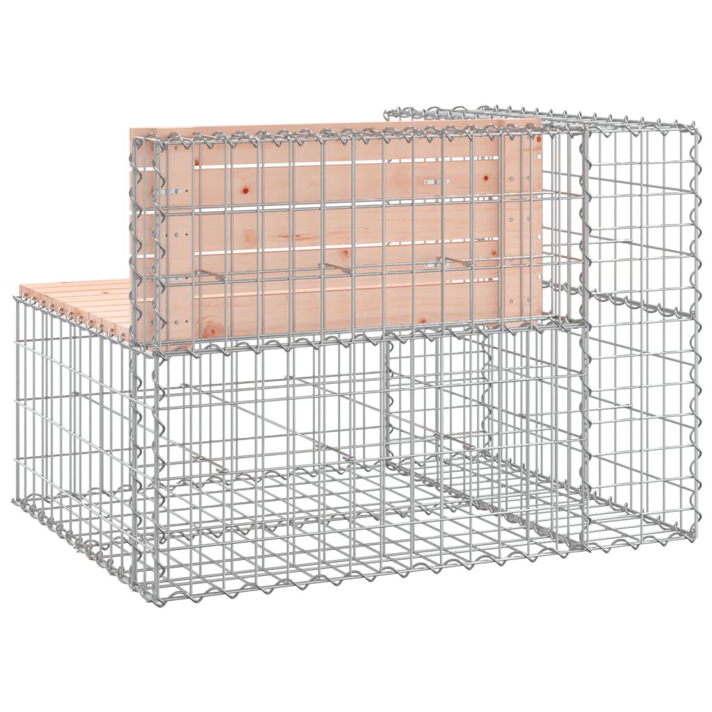vidaXL Παγκάκι Συρματοκιβώτιο 92x71x65,5 εκ. Μασίφ Ξύλο Ψευδοτσούγκας