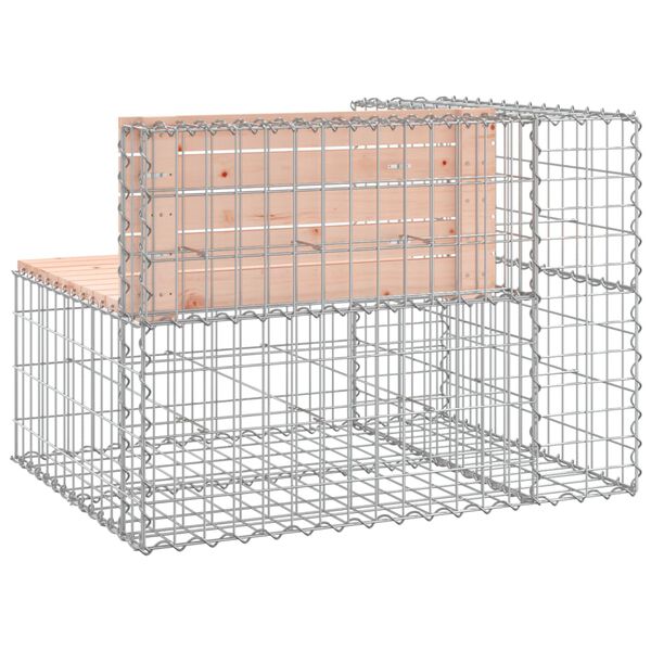vidaXL Παγκάκι Συρματοκιβώτιο 92x71x65,5 εκ. Μασίφ Ξύλο Ψευδοτσούγκας