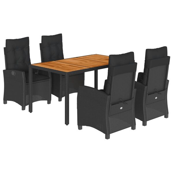 vidaXL &Sigma;&epsilon;&tau; &Tau;&rho;&alpha;&pi;&epsilon;&zeta;&alpha;&rho;ί&alpha;&sigmaf; &Kappa;ή&pi;&omicron;&upsilon; 5 &Tau;&epsilon;&mu;&alpha;&chi;ί&omega;&nu; &Mu;&alpha;ύ&rho;&omicron; &Sigma;&upsilon;&nu;&theta;. &Rho;&alpha;&tau;ά&nu; &mu;&epsilon; &Mu;&alpha;&xi;&iota;&lambda;ά&rho;&iota;&alpha;