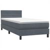 vidaXL &Kappa;&rho;&epsilon;&beta;ά&tau;&iota; Boxspring &mu;&epsilon; &Sigma;&tau;&rho;ώ&mu;&alpha; &Sigma;&kappa;&omicron;ύ&rho;&omicron; &Gamma;&kappa;&rho;&iota; 100x210 &epsilon;&kappa;. &Beta;&epsilon;&lambda;&omicron;ύ&delta;&iota;&nu;&omicron;