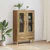 vidaXL Highboard Artisan Oak 70 x 31 x 115 &epsilon;&kappa; &Epsilon;&pi;&epsilon;&xi;&epsilon;&rho;&gamma;&alpha;&sigma;&mu;έ&nu;&omicron; &xi;ύ&lambda;&omicron;