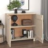 vidaXL Ντουλάπι HAMAR Καφέ Μελί 85 x 35 x 80 εκ. Μασίφ Ξύλο Πεύκου
