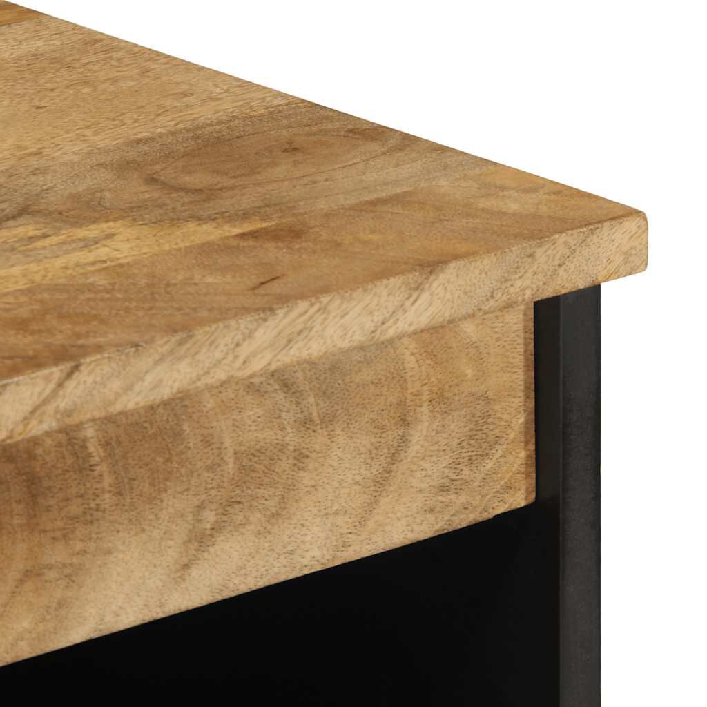 vidaXL Μπουφές 60x33,5x75 εκ. από Μασίφ Ακατέργαστο Ξύλο Μάνγκο
