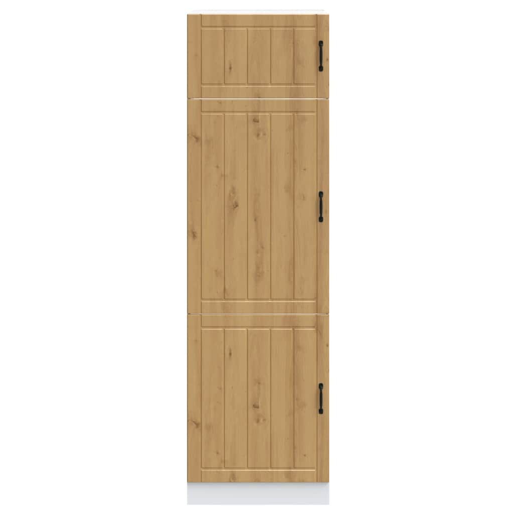 vidaXL Ντουλάπι κουζίνας "Lucca" Artisan Oak Engineered Wood