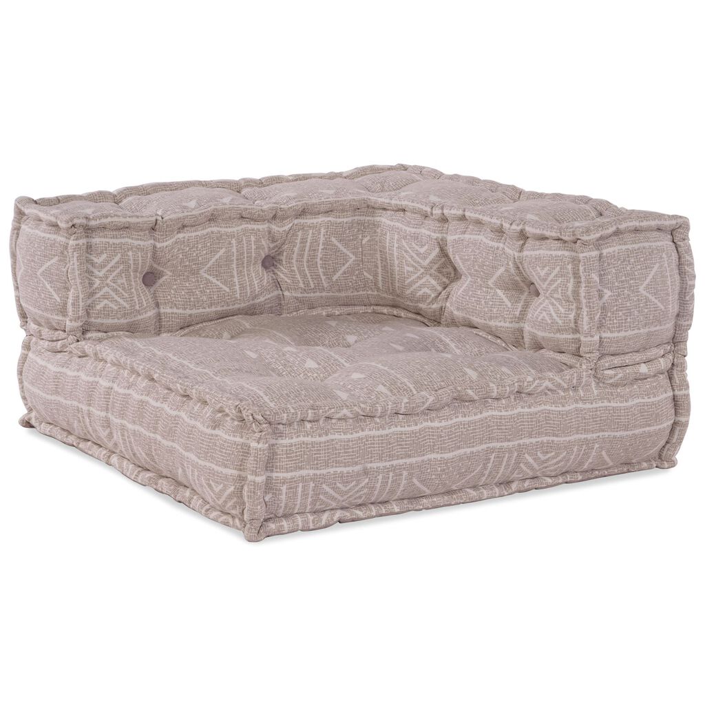 vidaXL Καναπές Pouffe 3-θέσιος Modular Αναστρέψιμος Λεοπάρ Κλωστοϋφαντουργίας