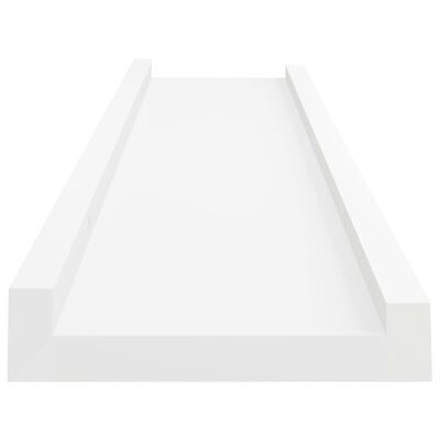 vidaXL Ράφια για Κορνίζες 2 τεμ. Λευκά 60 x 9 x 3 εκ. από MDF