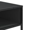 vidaXL Τραπέζι Κονσόλα Μαύρο 90x35x80 εκ. Επεξεργασμένο Ξύλο