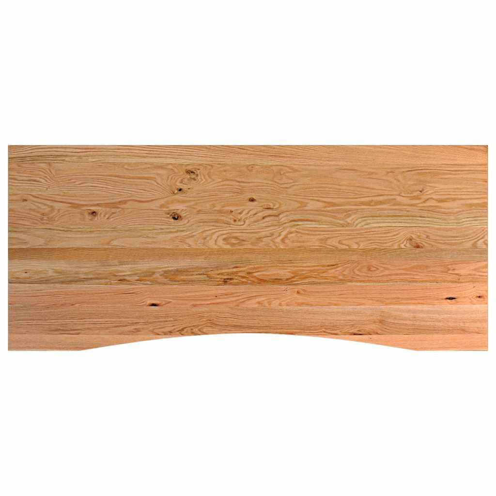 vidaXL Πάγκος Εργασίας Καφέ Σκούρο 140x60x81,5 cm Μασίφ Ξύλο Δρυς
