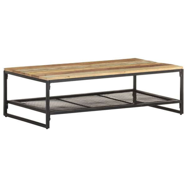 vidaXL Τραπεζάκι Σαλονιού 110 x 60 x 35 εκ. Μασίφ Ανακυκλωμένο Ξύλο
