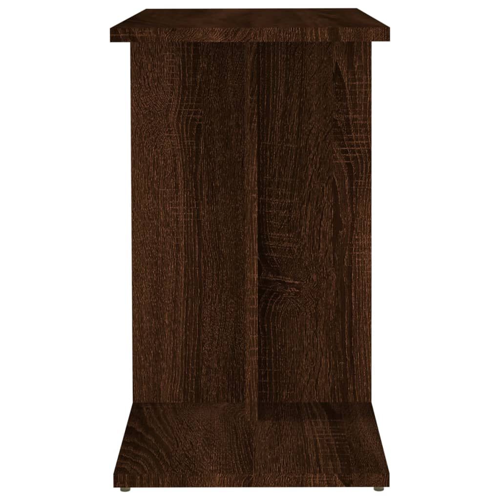 vidaXL Βοηθητικό Τραπέζι Καφέ Δρυς 50 x 30 x 50 εκ. Επεξεργασμένο Ξύλο
