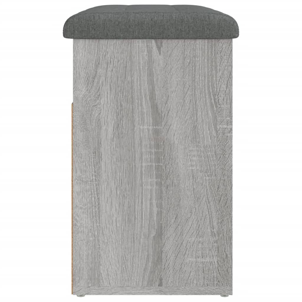 vidaXL Παπουτσοθήκη Γκρι Sonoma 62x32x50 εκ. από Επεξεργασμένο Ξύλο
