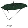 vidaXL Ομπρέλα Cantilever Banana Πράσινο 294 x 294 x 248 cm