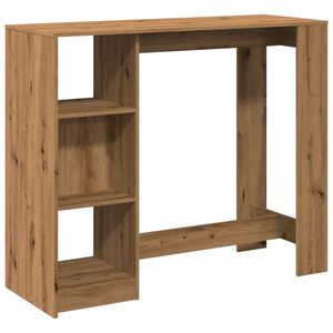 vidaXL &Tau;&rho;&alpha;&pi;έ&zeta;&iota; &Kappa;&omicron;&nu;&sigma;ό&lambda;&alpha; &mu;&epsilon; &Rho;ά&phi;&iota; &Kappa;&alpha;&phi;έ &Delta;&rho;&upsilon;&sigmaf; 124x46x103,5&epsilon;&kappa;. &Epsilon;&pi;&epsilon;&xi;&epsilon;&rho;&gamma;. &Xi;ύ&lambda;&omicron;