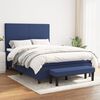 vidaXL &Kappa;&rho;&epsilon;&beta;ά&tau;&iota; Boxspring &mu;&epsilon; &Sigma;&tau;&rho;ώ&mu;&alpha; &Mu;&pi;&lambda;&epsilon; 140x190 &epsilon;&kappa;. &Upsilon;&phi;&alpha;&sigma;&mu;ά&tau;&iota;&nu;&omicron;