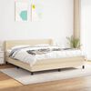 vidaXL &Kappa;&rho;&epsilon;&beta;ά&tau;&iota; Boxspring &mu;&epsilon; &Sigma;&tau;&rho;ώ&mu;&alpha; &Kappa;&rho;&epsilon;&mu; 160x200 &epsilon;&kappa;. &Upsilon;&phi;&alpha;&sigma;&mu;ά&tau;&iota;&nu;&omicron;