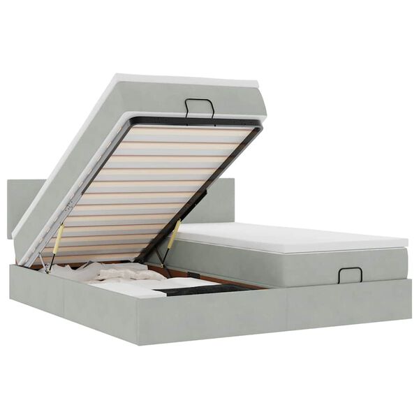 vidaXL &Omicron;&theta;&omega;&mu;&alpha;&nu;&iota;&kappa;ό &kappa;&rho;&epsilon;&beta;ά&tau;&iota; &mu;&epsilon; &sigma;&tau;&rho;ώ&mu;&alpha;&tau;&alpha; & LEDs &Alpha;&nu;&omicron;&iota;&chi;&tau;ό &gamma;&kappa;&rho;&iota; &Beta;&epsilon;&lambda;&omicron;ύ&delta;&omicron;