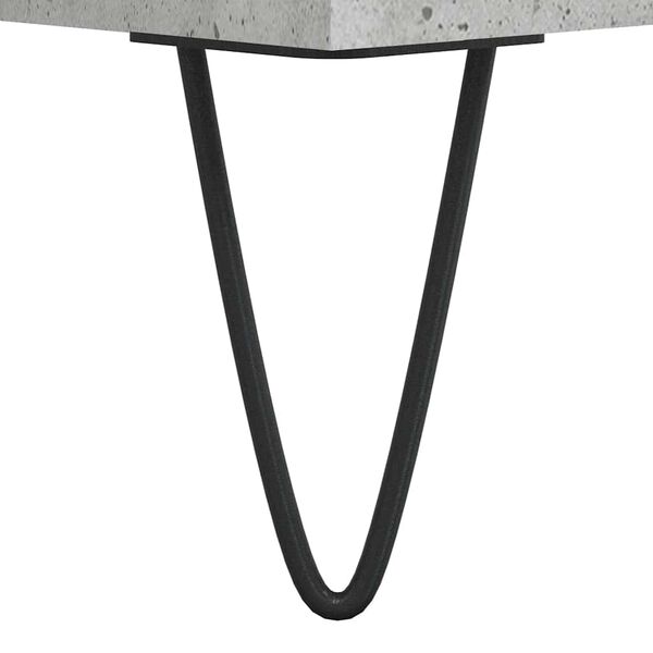 vidaXL Ντουλάπι Μπάνιου Γκρι Σκυροδέματος 65x33x60 εκ. Επεξ. Ξύλο