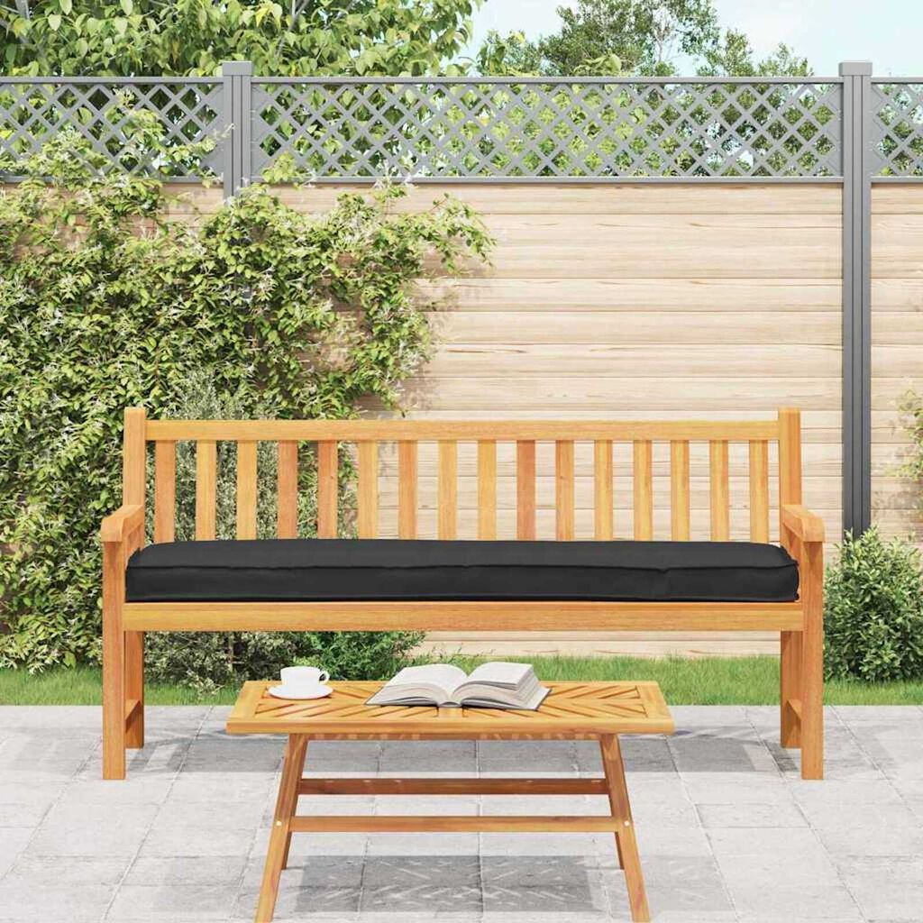 vidaXL Μαξιλάρι παλέτας Μαύρο 200 x 40 x 8 εκ. Ύφασμα Oxford