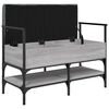 vidaXL Παπουτσοθήκη Γκρι Sonoma 85,5x42x57,5εκ. από Επεξεργασμένο Ξύλο