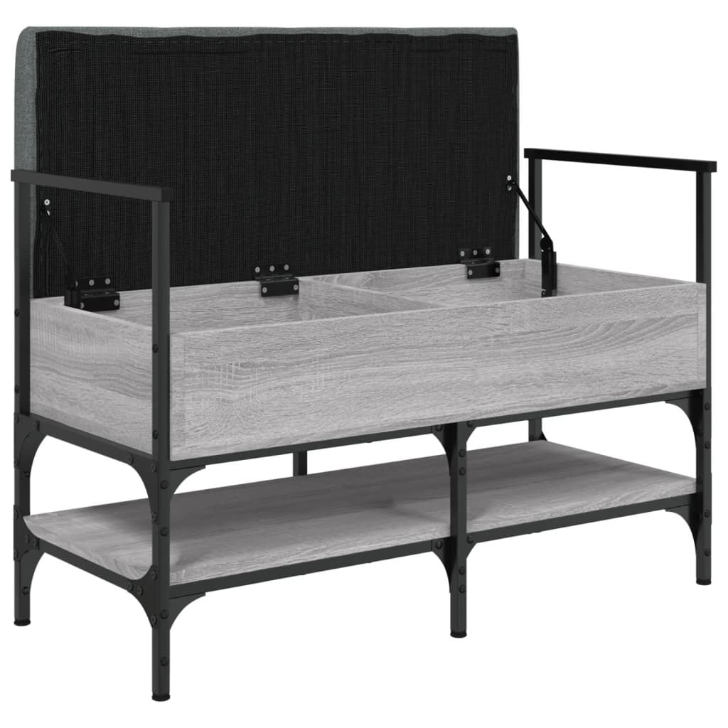 vidaXL Παπουτσοθήκη Γκρι Sonoma 85,5x42x57,5εκ. από Επεξεργασμένο Ξύλο