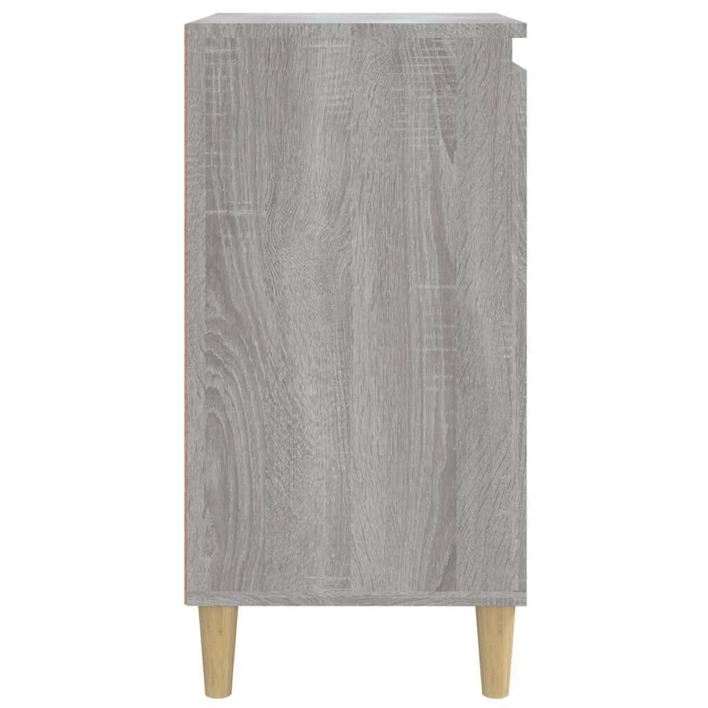 vidaXL Κομοδίνο Γκρι Sonoma 40x35x70 εκ. από Επεξεργασμένο Ξύλο