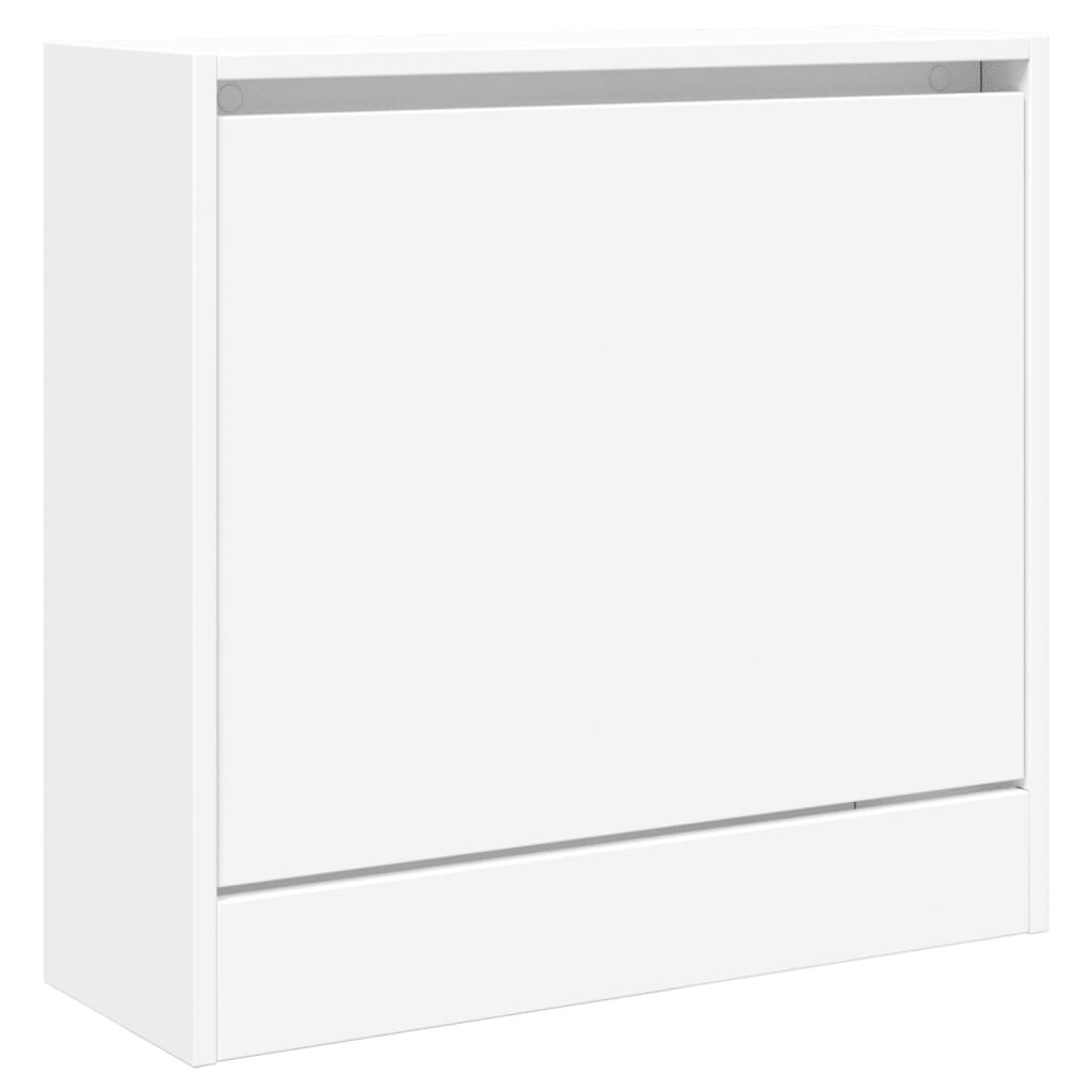 vidaXL Παπουτσοθήκη Λευκή 60 x 21 x 57 εκ. από Επεξεργασμένο Ξύλο