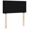 vidaXL Κρεβάτι Boxspring με Στρώμα Μαύρο 100 x 200 εκ. Υφασμάτινο