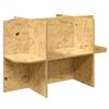 vidaXL &Beta;ά&sigma;&eta; Terrarium &Kappa;&alpha;&phi;έ 80 x 50 x 50 &epsilon;&kappa; OSB