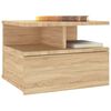vidaXL Κομοδίνα Κρεμαστά 2 τεμ. Sonoma Δρυς 40x31x27 εκ. Επεξ. Ξύλο