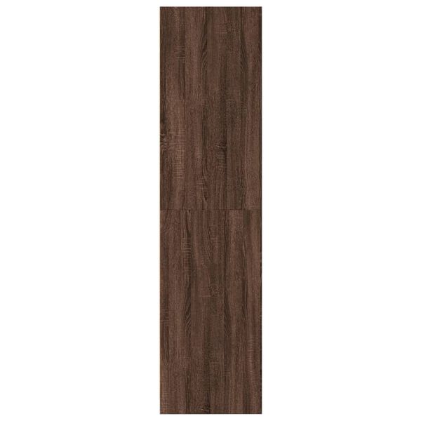 vidaXL Ντουλάπα Καφέ Δρυς 100x50x200 εκ. από Επεξεργασμένο Ξύλο