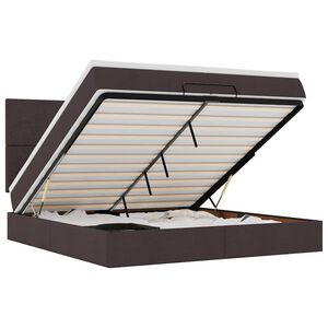 vidaXL &Omicron;&theta;&omega;&mu;&alpha;&nu;&iota;&kappa;ό &kappa;&rho;&epsilon;&beta;ά&tau;&iota; &mu;&epsilon; &sigma;&tau;&rho;ώ&mu;&alpha;&tau;&alpha;&LEDs &Sigma;&kappa;&omicron;ύ&rho;&omicron; &kappa;&alpha;&phi;έ 200x200cm ύ&phi;&alpha;&sigma;&mu;&alpha;