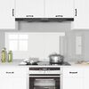 vidaXL Πίσω Πάνελ Κουζίνας Διαφανές 80 x 60 cm σκληρυμένο γυαλί