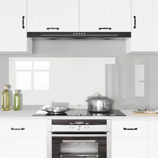 vidaXL Πίσω Πάνελ Κουζίνας Διαφανές 80 x 60 cm σκληρυμένο γυαλί