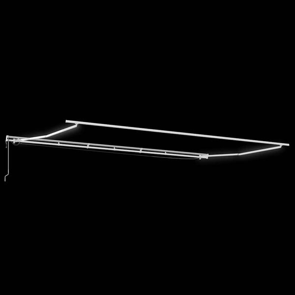 vidaXL Τέντα Πτυσσόμενη Αυτόματη με LED Καφέ 600x300 εκ.