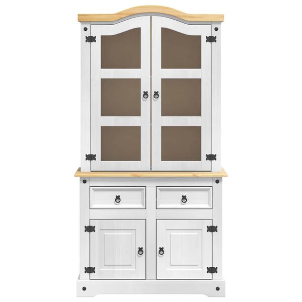 vidaXL &Pi;&lambda;&alpha;ϊ&nu;ό &gamma;&rho;&alpha;&phi;&epsilon;ί&omicron; &Lambda;&epsilon;&upsilon;&kappa;ό 100 x 48,5 x 179 &epsilon;&kappa;. &Sigma;&tau;&epsilon;&rho;&epsilon;ά &xi;&upsilon;&lambda;&epsilon;ί&alpha; &pi;&epsilon;ύ&kappa;&omicron;&upsilon;