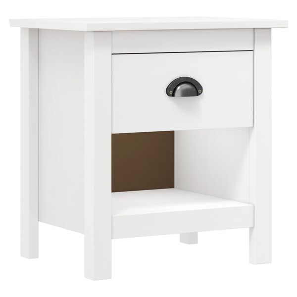 vidaXL Κομοδίνα Hill 2 Τεμ. 46 x 35 x 49,5 εκ. από Μασίφ Ξύλο Πεύκου