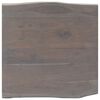 vidaXL Τραπεζάκι Σαλονιού Live Edge Γκρι 60x60x40 εκ. Ξύλο Ακακίας