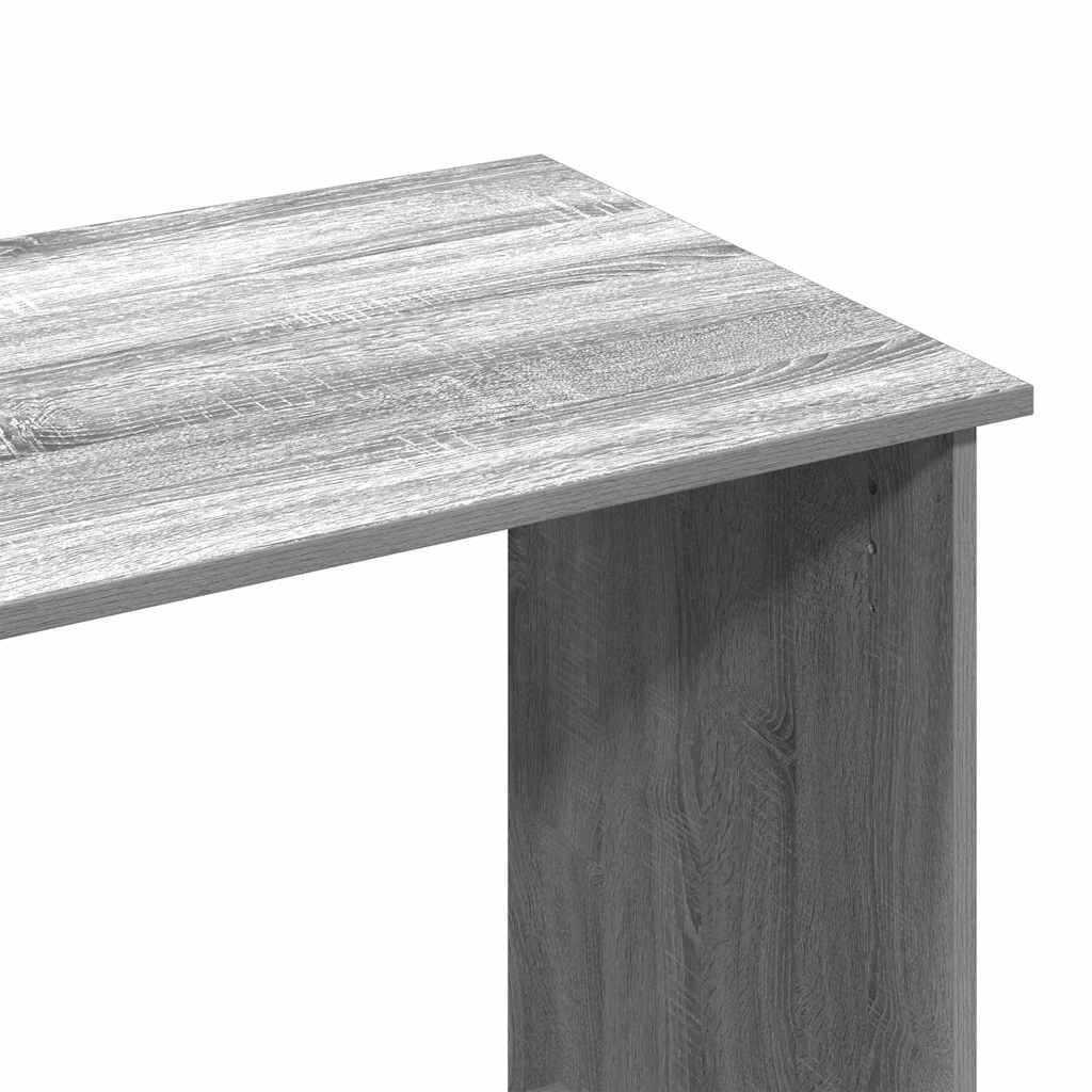 vidaXL Γραφείο Γκρι Sonoma 102x50x75 εκ. από Επεξεργασμένο Ξύλο