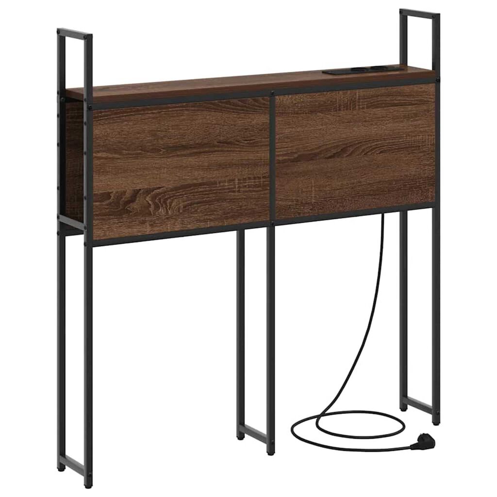 vidaXL Κεφαλάρι Αποθήκης Καφέ δρυς 75 cm Επεξεργασμένο ξύλο
